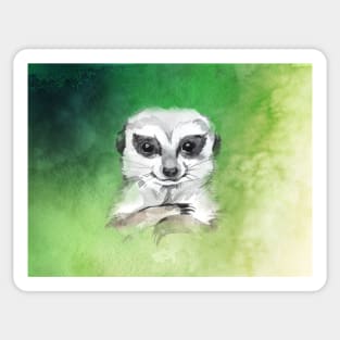 A Cute Meerkat Sticker